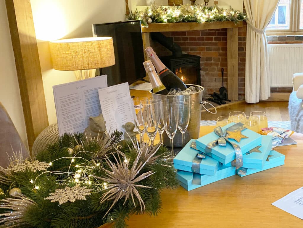 Christmas Spa Day in luxury cottage at award-winning country spa